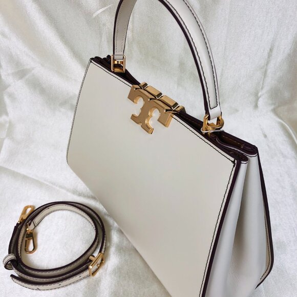 Tory Burch Eleanor Spazzolato Satchel Bag - Picture 7 of 8